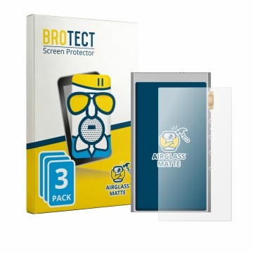 Front side of a product packaging with the brand logo BROTECT. Next to it is the device Hifi Walker H20 Ultra shown with the c