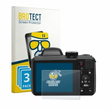 Vorderseite einer Produktverpackung mit dem Markenlogo BROTECT. Daneben ist das Gerät Kodak Pixpro AZ425 mit dem zugehörigen D