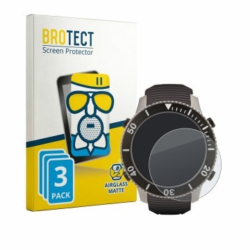 Face avant d’un emballage produit avec le logo de la marque BROTECT. À côté, l’appareil SCUBAPRO Galileo G3 Ti est représenté 