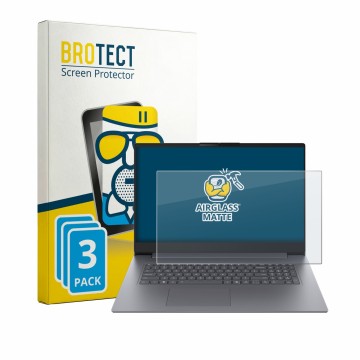 Parte frontale di una confezione del prodotto con il logo del marchio BROTECT. Accanto è raffigurato il dispositivo Lenovo Ide