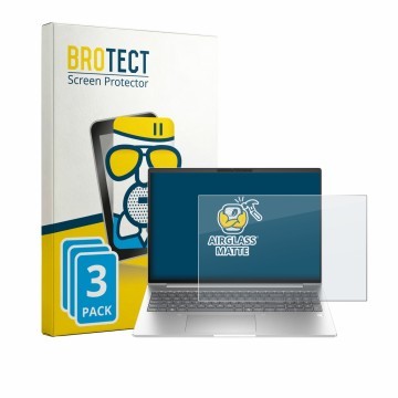 Parte frontale di una confezione del prodotto con il logo del marchio BROTECT. Accanto è raffigurato il dispositivo HP EliteBo