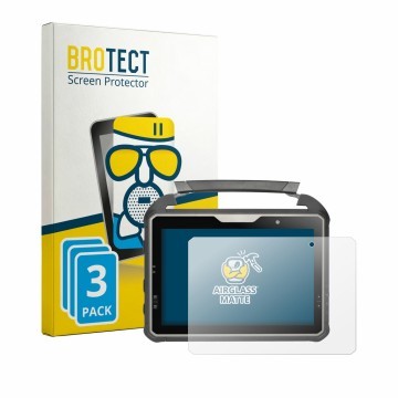 Vorderseite einer Produktverpackung mit dem Markenlogo BROTECT. Daneben ist das Gerät DT Research DT302RP mit dem zugehörigen 