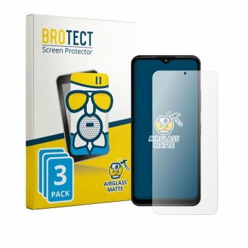 Vorderseite einer Produktverpackung mit dem Markenlogo BROTECT. Daneben ist das Gerät HMD Arc mit dem zugehörigen Displayschut
