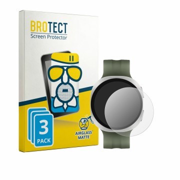 Parte frontale di una confezione del prodotto con il logo del marchio BROTECT. Accanto è raffigurato il dispositivo Samsung Ga