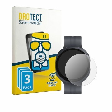 Parte frontale di una confezione del prodotto con il logo del marchio BROTECT. Accanto è raffigurato il dispositivo Samsung Ga