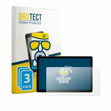 Front side of a product packaging with the brand logo BROTECT. Next to it is the device Skoda Elroq 85 2027 shown with the cor