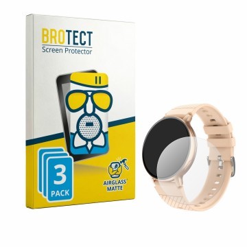 Parte frontal de un envase de producto con el logotipo de la marca BROTECT. Al lado se muestra el dispositivo Stahlgear Luna 1