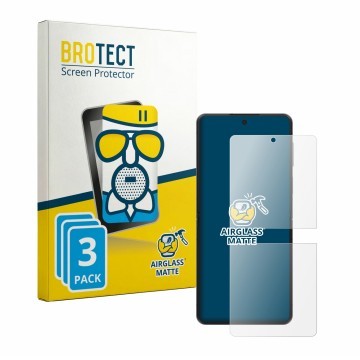 Vorderseite einer Produktverpackung mit dem Markenlogo BROTECT. Daneben ist das Gerät Samsung Galaxy Z Flip 8 mit dem zugehöri
