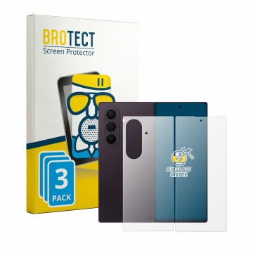 Vorderseite einer Produktverpackung mit dem Markenlogo BROTECT. Daneben ist das Gerät Samsung Galaxy Z Fold 8 Ultra (Display+R