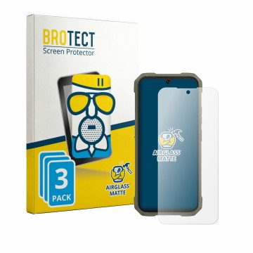 Parte frontale di una confezione del prodotto con il logo del marchio BROTECT. Accanto è raffigurato il dispositivo Cubot King