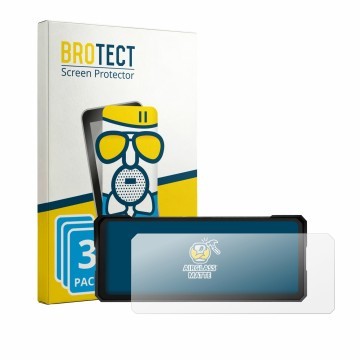 Face avant d’un emballage produit avec le logo de la marque BROTECT. À côté, l’appareil Jansite MT36 8.1