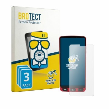 Vorderseite einer Produktverpackung mit dem Markenlogo BROTECT. Daneben ist das Gerät Olympia Neo Plus mit dem zugehörigen Dis