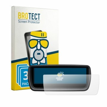 Front side of a product packaging with the brand logo BROTECT. Next to it is the device Harley Davidson Street Glide 2025 show