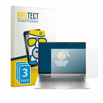 Vorderseite einer Produktverpackung mit dem Markenlogo BROTECT. Daneben ist das Gerät HP EliteBook 6 G2a 14