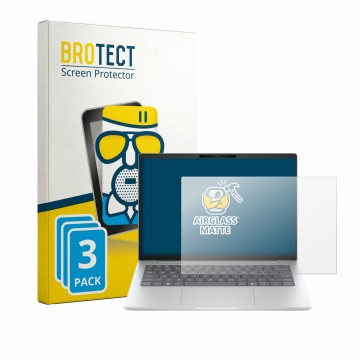 Vorderseite einer Produktverpackung mit dem Markenlogo BROTECT. Daneben ist das Gerät HP EliteBook 6 G2q 14