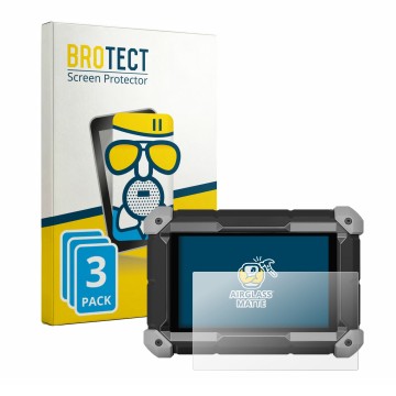 Front side of a product packaging with the brand logo BROTECT. Next to it is the device Topdon Phoenix Lite 3 shown with the c