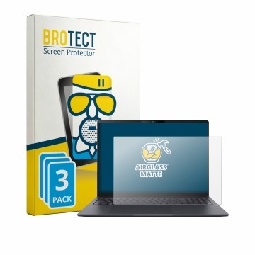 Vorderseite einer Produktverpackung mit dem Markenlogo BROTECT. Daneben ist das Gerät ASUS ExpertBook B3 Gen 2 B3605 mit dem z