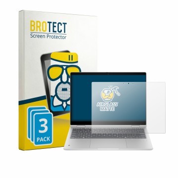 Vorderseite einer Produktverpackung mit dem Markenlogo BROTECT. Daneben ist das Gerät HP ProBook 4 Flip G2i 13“ mit dem zugehö