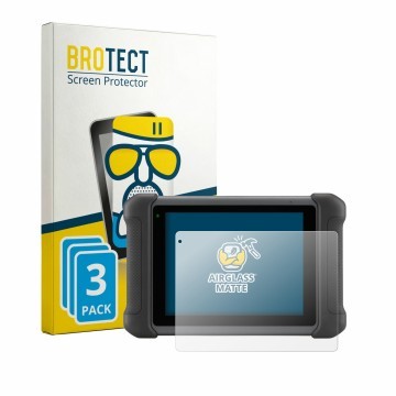 Vorderseite einer Produktverpackung mit dem Markenlogo BROTECT. Daneben ist das Gerät Autel MaxiSys MS906 mit dem zugehörigen 