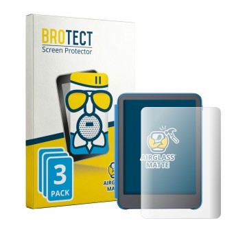Parte frontal de un envase de producto con el logotipo de la marca BROTECT. Al lado se muestra el dispositivo Amazon Kindle Pa