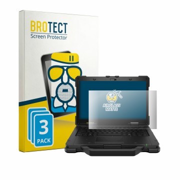 Parte frontale di una confezione del prodotto con il logo del marchio BROTECT. Accanto è raffigurato il dispositivo Dell Pro R