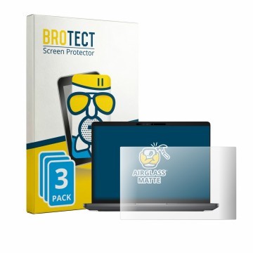 Parte frontale di una confezione del prodotto con il logo del marchio BROTECT. Accanto è raffigurato il dispositivo Dell Pro P