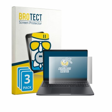 Face avant d’un emballage produit avec le logo de la marque BROTECT. À côté, l’appareil Dell Pro Precision 5-Serie 16 est repr