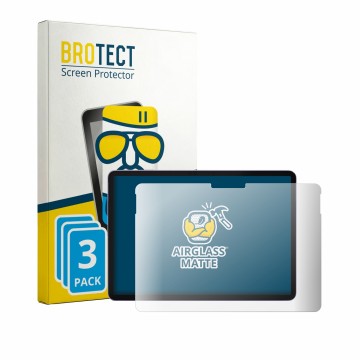 Face avant d’un emballage produit avec le logo de la marque BROTECT. À côté, l’appareil Microsoft Surface Pro 12 (2. Edition) 