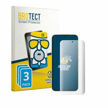 Vorderseite einer Produktverpackung mit dem Markenlogo BROTECT. Daneben ist das Gerät Honor Magic 9 Super mit dem zugehörigen 