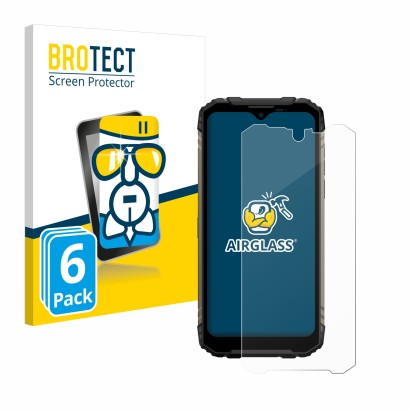 Face avant d’un emballage produit avec le logo de la marque BROTECT. À côté, l’appareil Doogee S96 Pro est représenté avec la