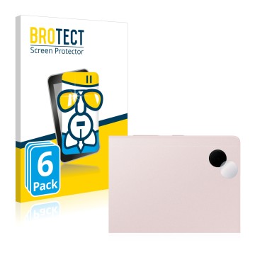 Front side of a product packaging with the brand logo BROTECT. Next to it is the device Samsung Galaxy Tab A8 WiFi (ONLY Camer