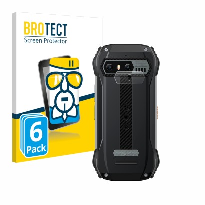 Face avant d’un emballage produit avec le logo de la marque BROTECT. À côté, l’appareil Blackview N6000 (Caméra UNIQUEMENT) es