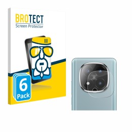 Parte frontal de un envase de producto con el logotipo de la marca BROTECT. Al lado se muestra el dispositivo Xiaomi Redmi Not