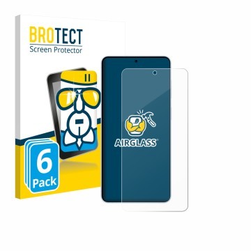 Vorderseite einer Produktverpackung mit dem Markenlogo BROTECT. Daneben ist das Gerät Samsung Galaxy S26 Plus mit dem zugehöri