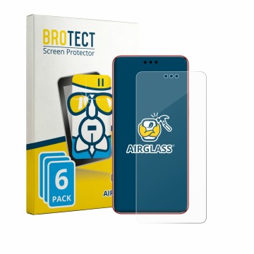 Face avant d’un emballage produit avec le logo de la marque BROTECT. À côté, l’appareil Huawei Mate 60 RS Ultimate est représe