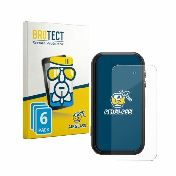 Face avant d’un emballage produit avec le logo de la marque BROTECT. À côté, l’appareil Fossibot F116 Pro 5G est représenté av