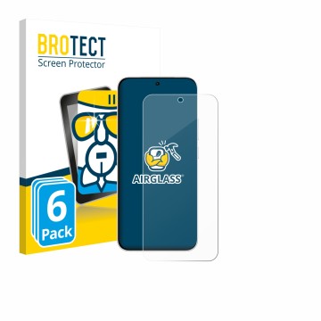 Parte frontal de un envase de producto con el logotipo de la marca BROTECT. Al lado se muestra el dispositivo Vivo iQOO Z11 co