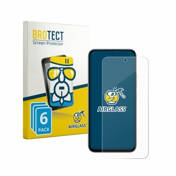 Parte frontal de un envase de producto con el logotipo de la marca BROTECT. Al lado se muestra el dispositivo Vivo iQOO Z11x c