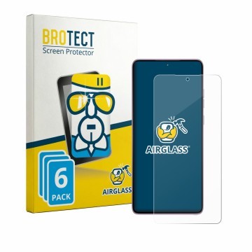 Parte frontale di una confezione del prodotto con il logo del marchio BROTECT. Accanto è raffigurato il dispositivo Motorola M