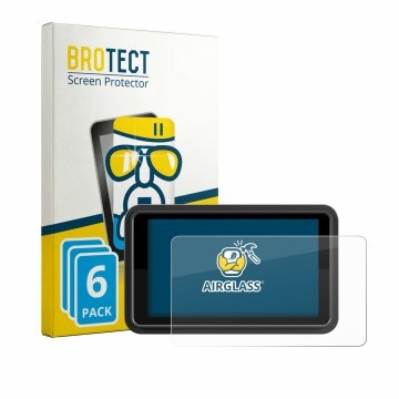 Parte frontale di una confezione del prodotto con il logo del marchio BROTECT. Accanto è raffigurato il dispositivo Atomos Nin