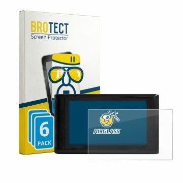 Face avant d’un emballage produit avec le logo de la marque BROTECT. À côté, l’appareil Luocute S966 est représenté avec la pr