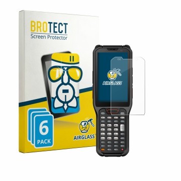 Face avant d’un emballage produit avec le logo de la marque BROTECT. À côté, l’appareil Urovo RT40S est représenté avec la pro