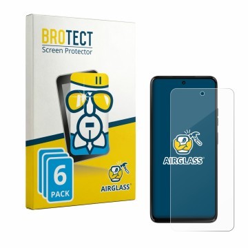Parte frontale di una confezione del prodotto con il logo del marchio BROTECT. Accanto è raffigurato il dispositivo Motorola M