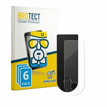 Vorderseite einer Produktverpackung mit dem Markenlogo BROTECT. Daneben ist das Gerät Xiaomi Electric Scooter 6 Lite mit dem z