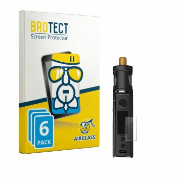 Front side of a product packaging with the brand logo BROTECT. Next to it is the device Innokin LiMAX Kit shown with the corre