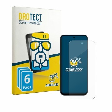 Vorderseite einer Produktverpackung mit dem Markenlogo BROTECT. Daneben ist das Gerät Honor Play 80 Plus mit dem zugehörigen D