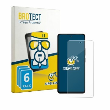 Vorderseite einer Produktverpackung mit dem Markenlogo BROTECT. Daneben ist das Gerät Lava Bold 2 5G mit dem zugehörigen Displ