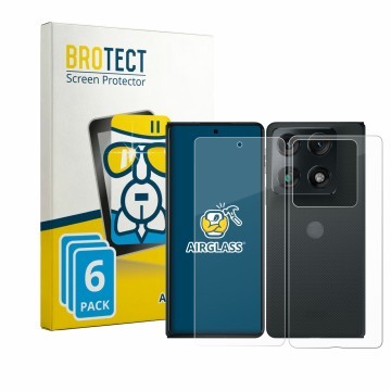 Vorderseite einer Produktverpackung mit dem Markenlogo BROTECT. Daneben ist das Gerät Motorola Razr Fold (Display+Rückseite) m