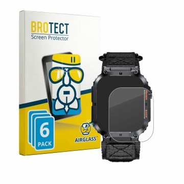Front side of a product packaging with the brand logo BROTECT. Next to it is the device Megalith K57PRO shown with the corresp