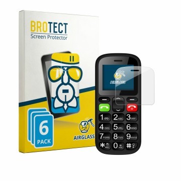Front side of a product packaging with the brand logo BROTECT. Next to it is the device artfone CS181 shown with the correspon